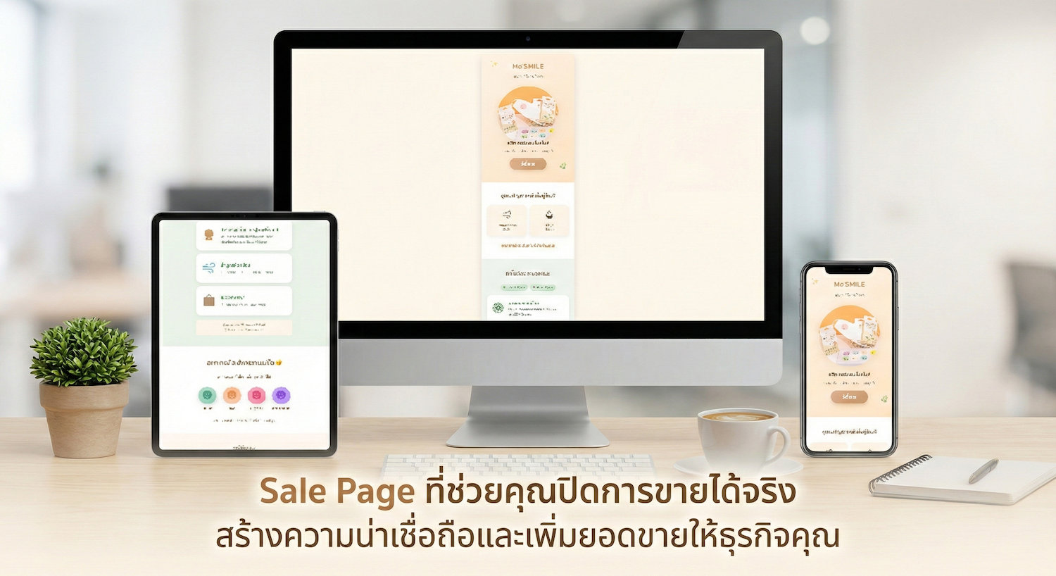 รับทำ Landing Page และ Sale Page​